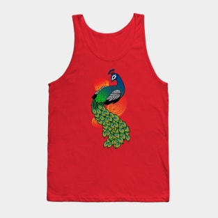 Pretty Peacock Tank Top